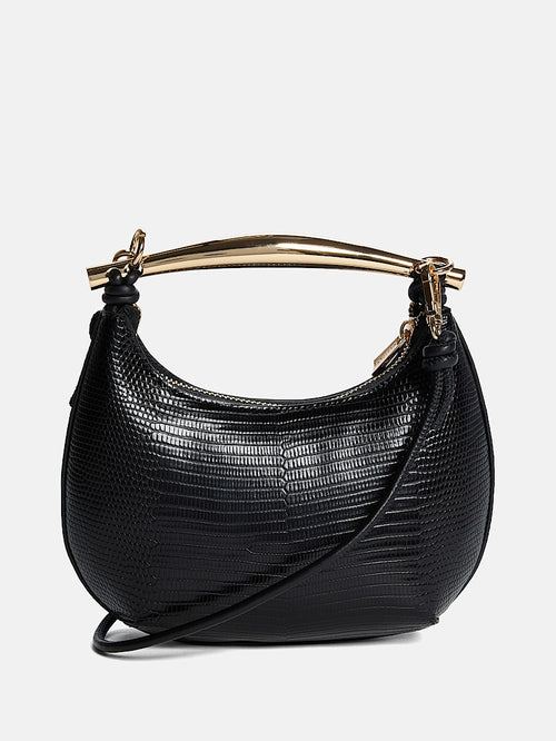 Mini Sac Hobo en Cuir Victoria