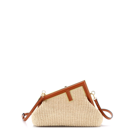 FENDI First Bag Raffia Small