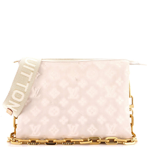 Coussin Bag Monogram Embossed Lambskin PM