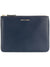 Women's Leather Classic Group Wallet in Blue | Size UNICA | SA5100