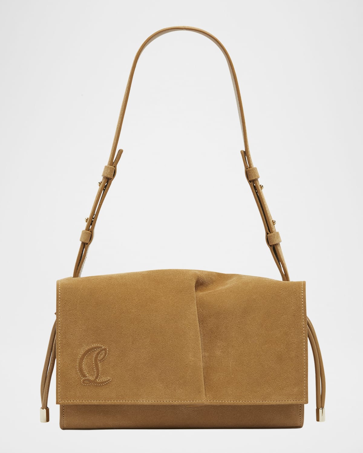 Christian Louboutin Baggy Small Shoulder Bag in Suede