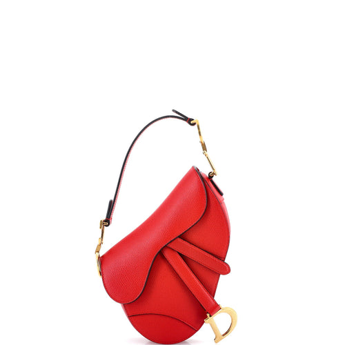 Saddle Handbag Leather Mini
