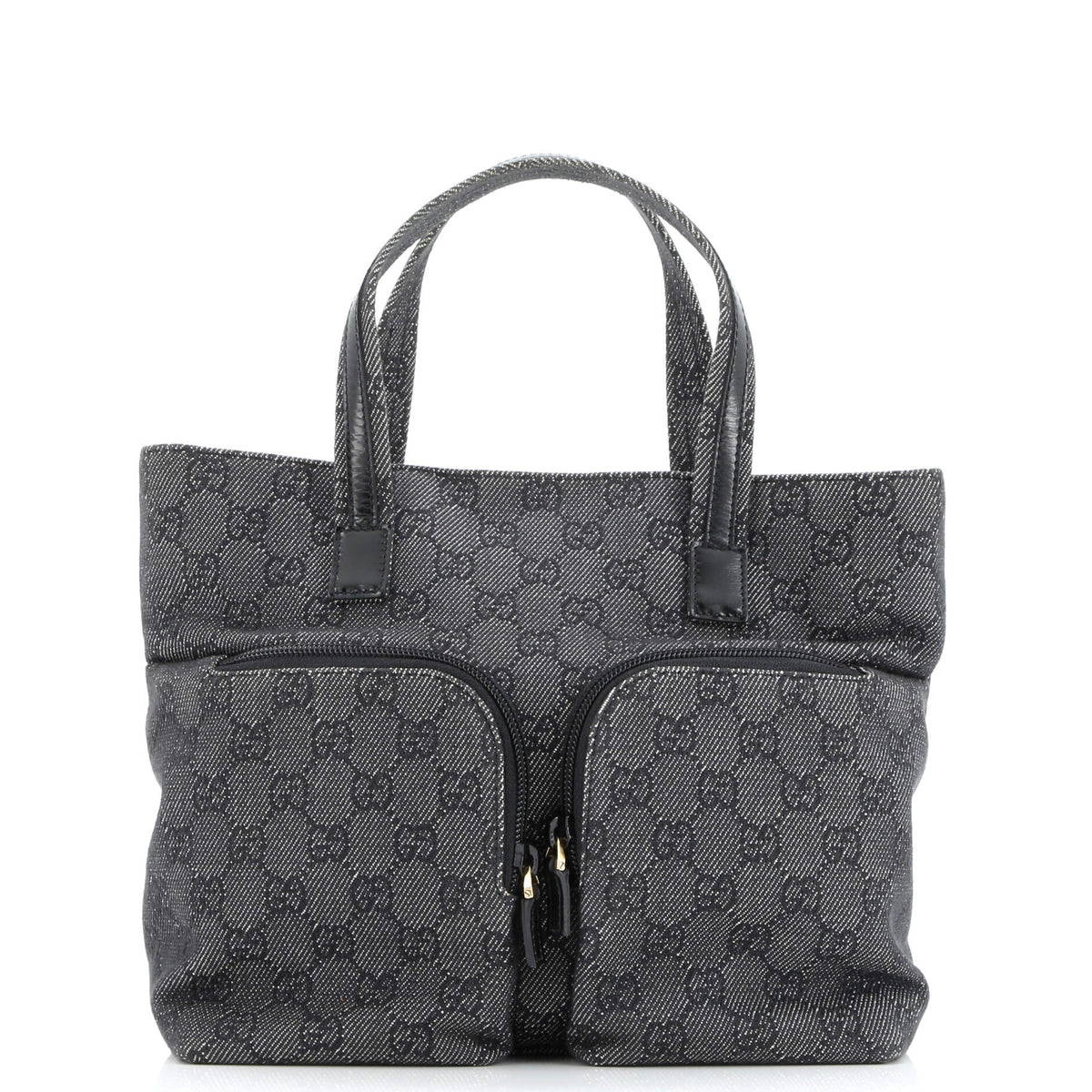 Gucci GUCCI Double Pocket Tote GG Canvas Small