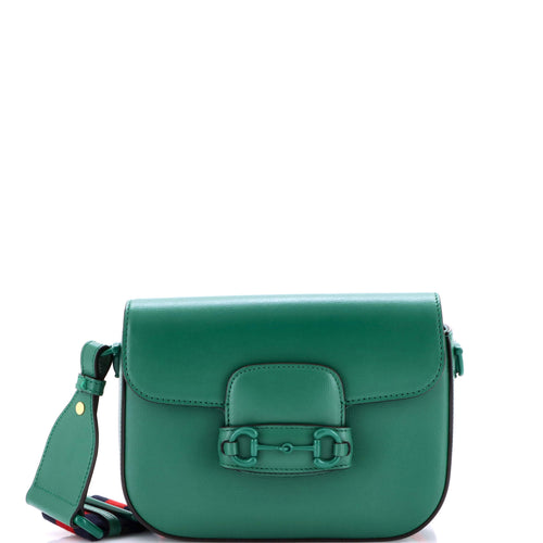 GUCCI Horsebit 1955 Shoulder Bag Leather Mini