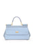 Women's Sicily Shiny Leather Handbag in Clear Blue | Size UNI | BB7652A103780789