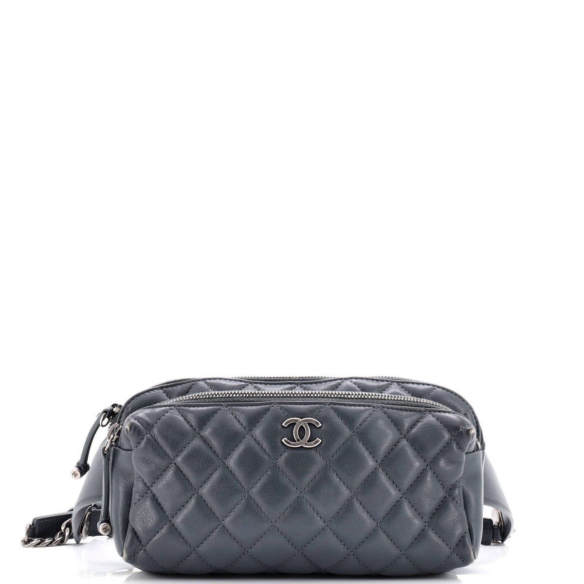 Chanel CHANEL Street CC Waist Bag Quilted Calfskin
