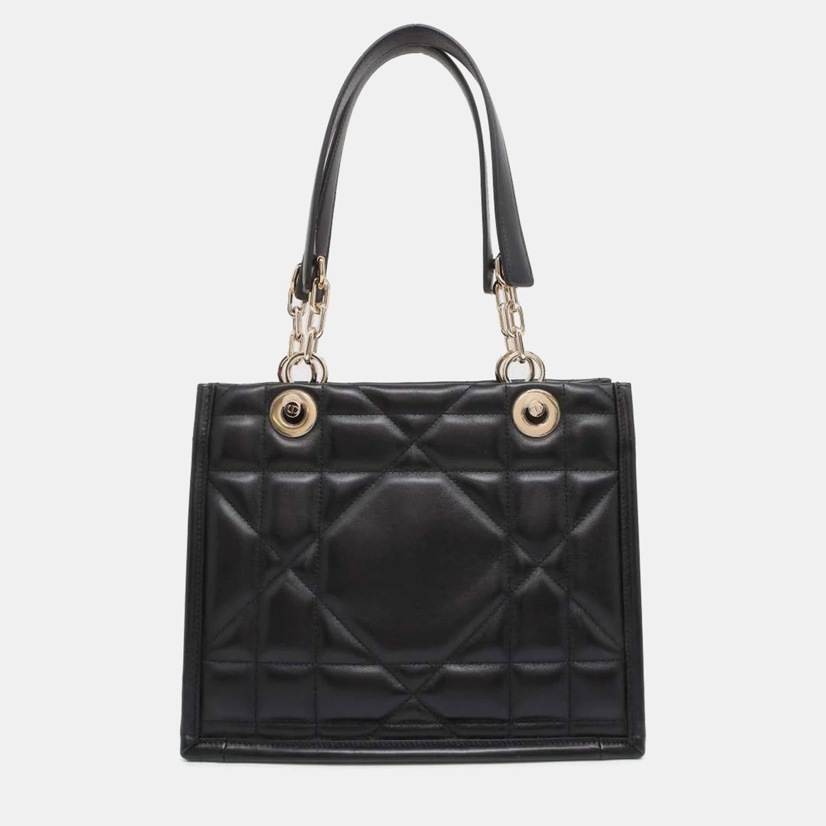 Dior Christian Black calfskin Small Essential Tote Bag