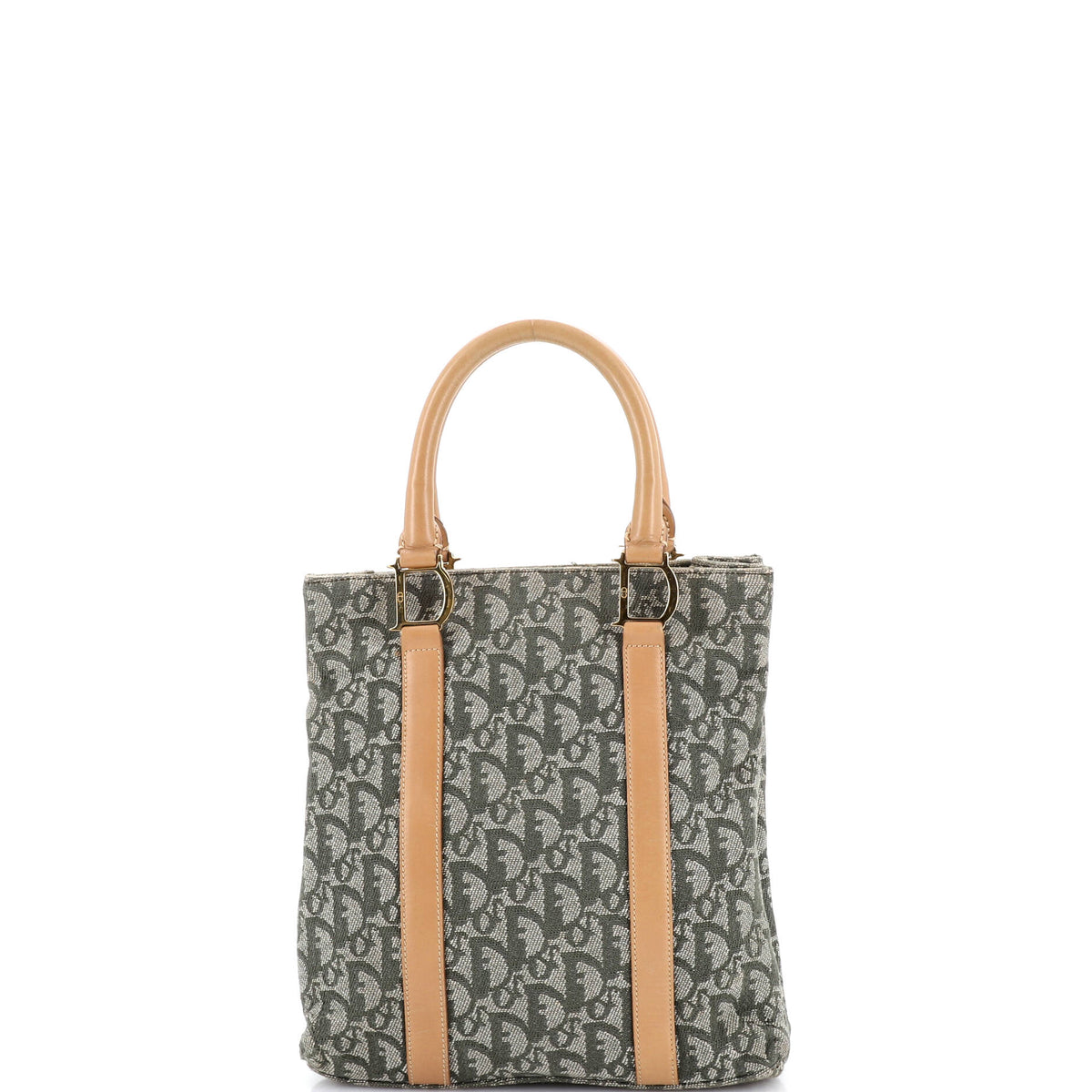 Christian Dior Vintage Open Tote Diorissimo Canvas Small