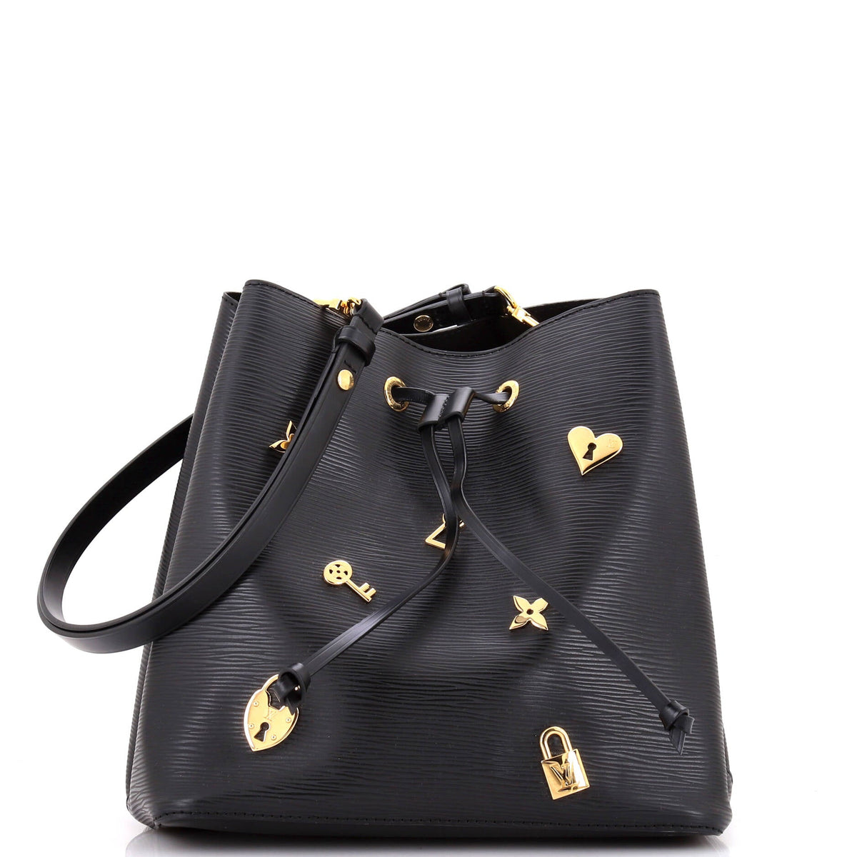 Louis Vuitton NeoNoe Handbag Love Lock Epi Leather
