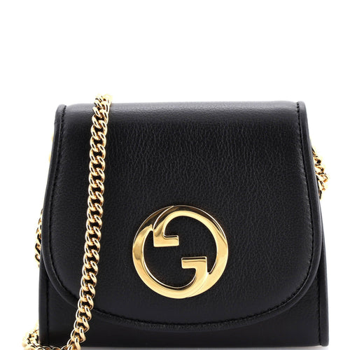 GUCCI Blondie NM Wallet on Chain Leather Medium