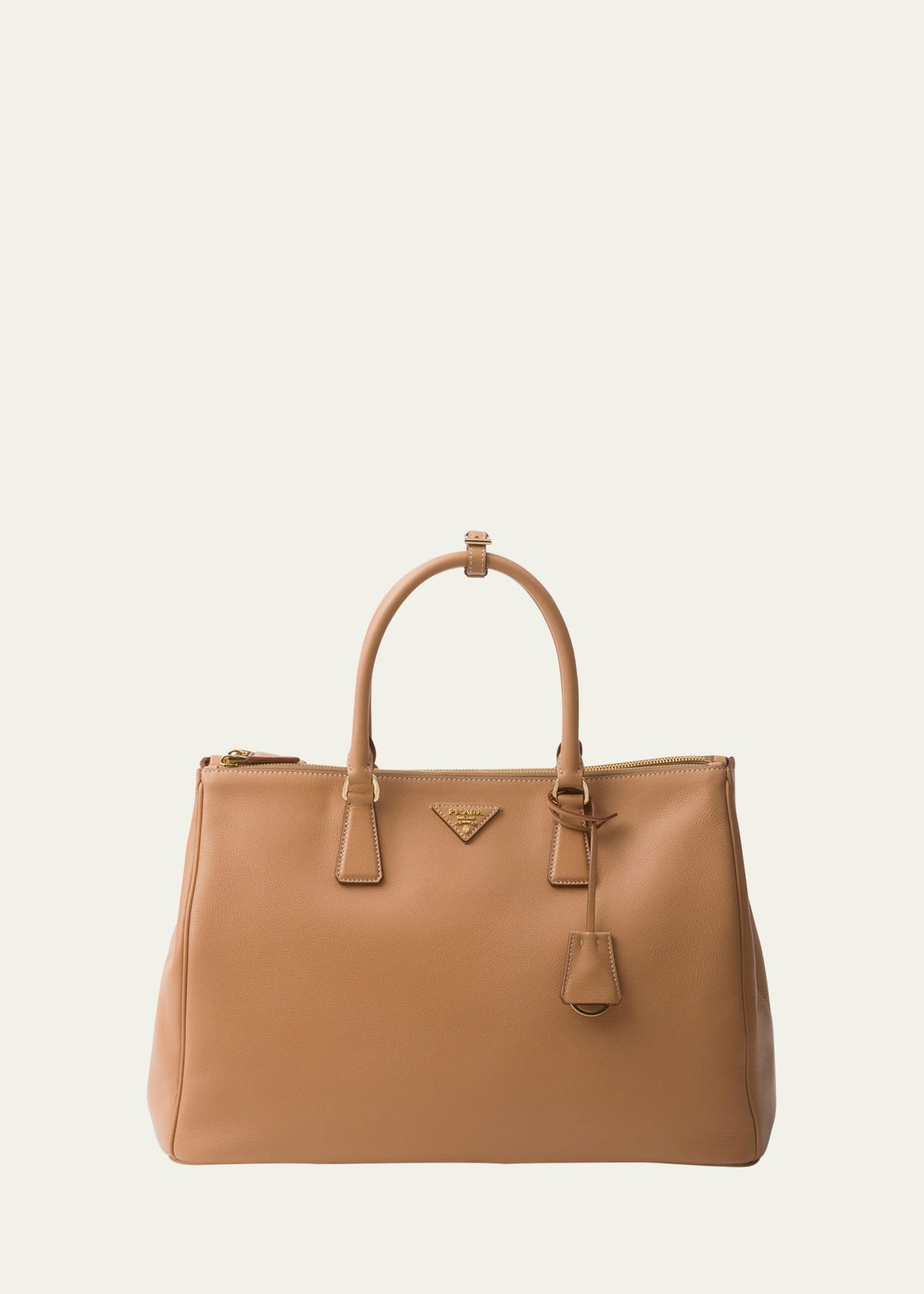 Prada Galleria XL Grain Leather Top-Handle Bag