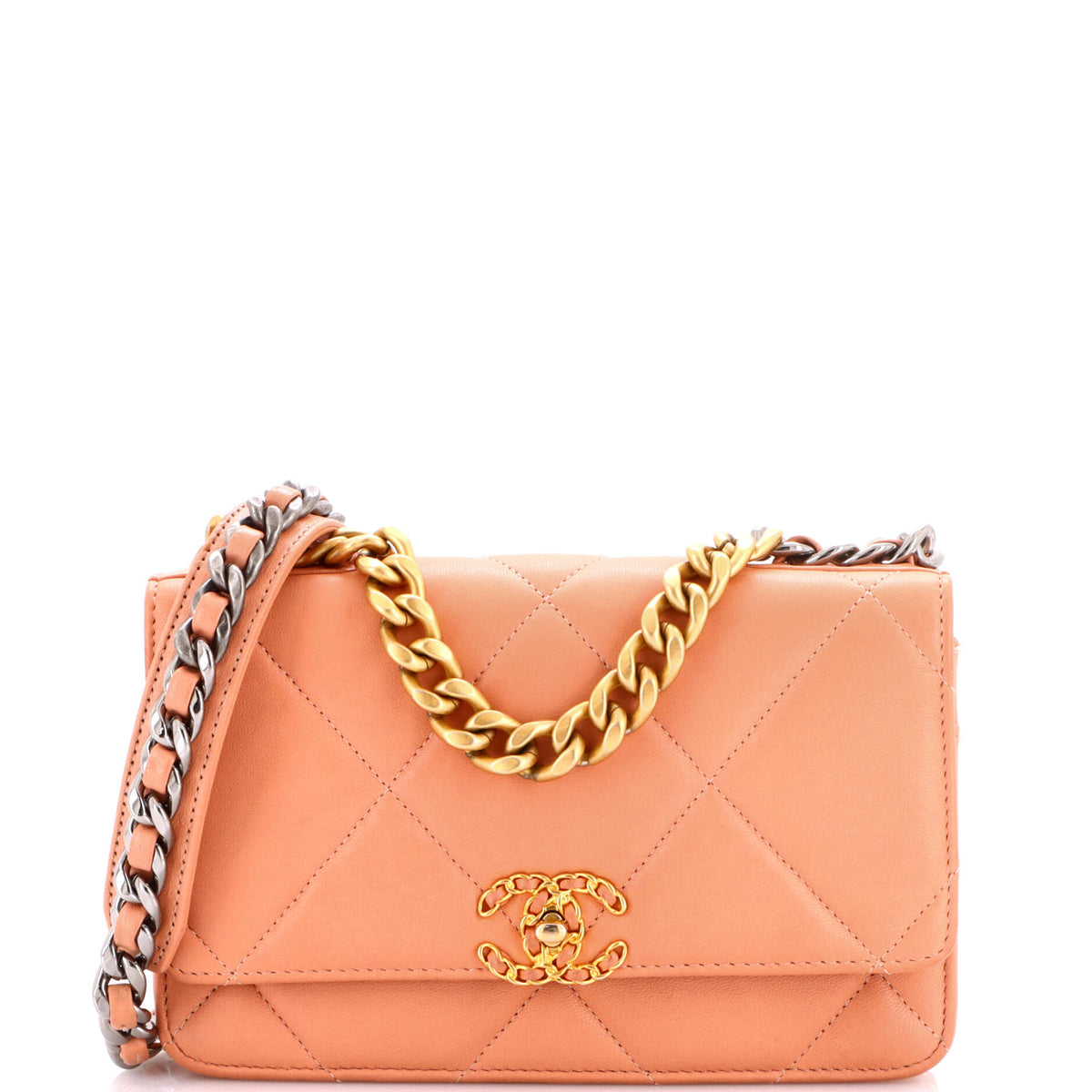 Chanel CHANEL 19 Wallet on Chain Quilted Lambskin