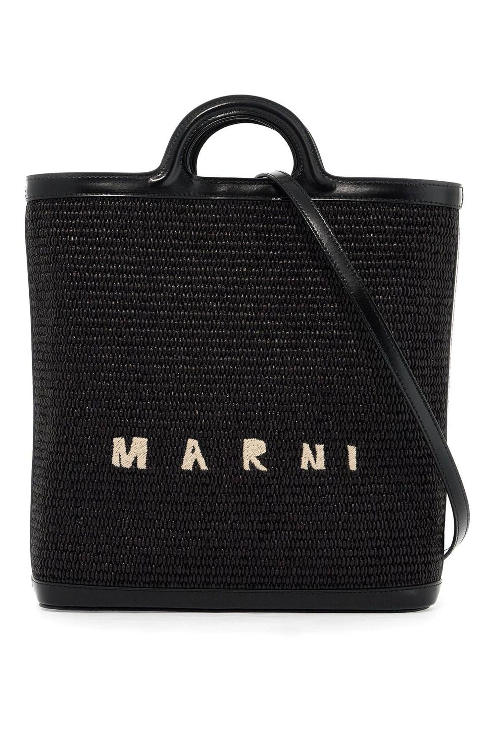 Marni Women's Tropicalia Handbag in Nero | SBMP0179Q0P3860
