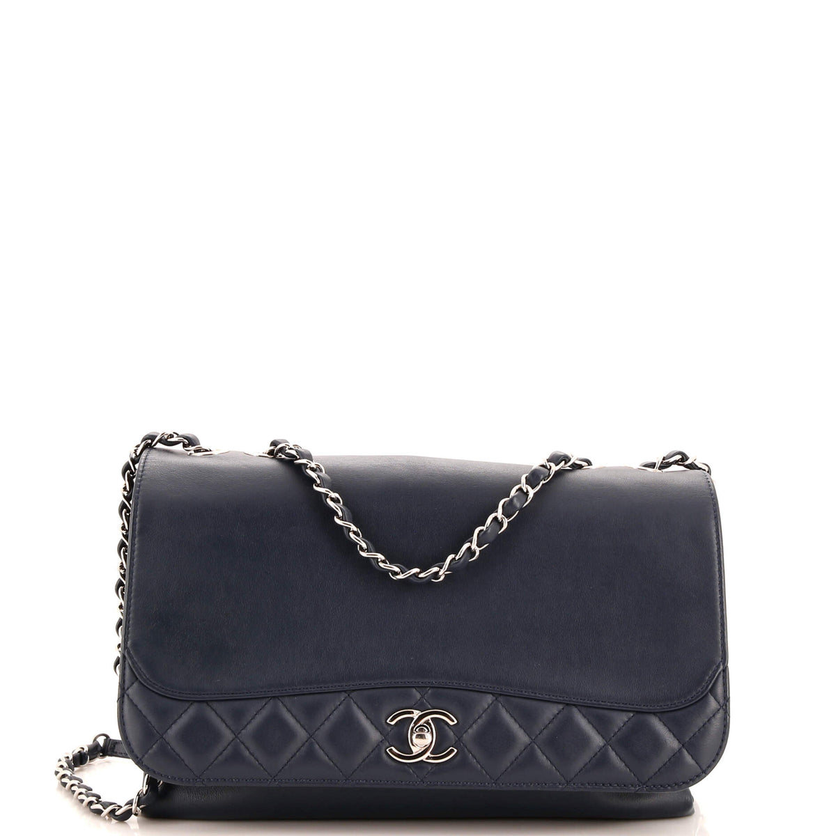 Chanel CHANEL Tramezzo Flap Bag Calfskin Jumbo