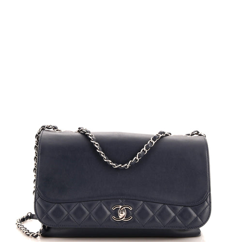 CHANEL Tramezzo Flap Bag Calfskin Jumbo