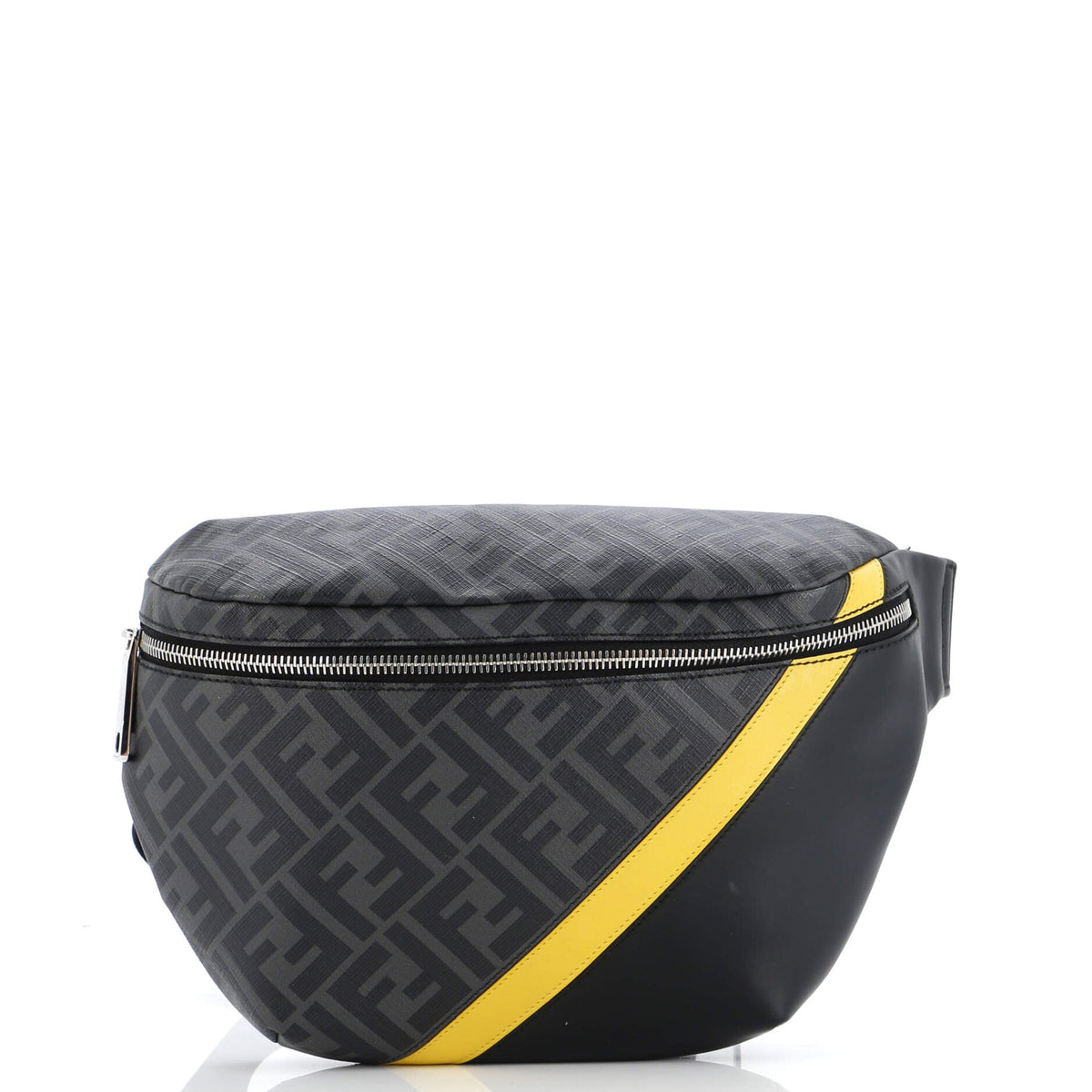 Fendi FENDI Zip Belt Bag Zucca Coated Canvas and Leather