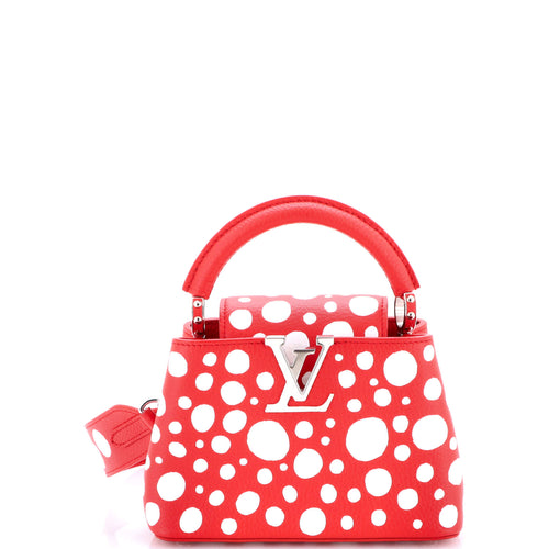Capucines Bag Yayoi Kusama Infinity Dots Taurillon Leather Mini