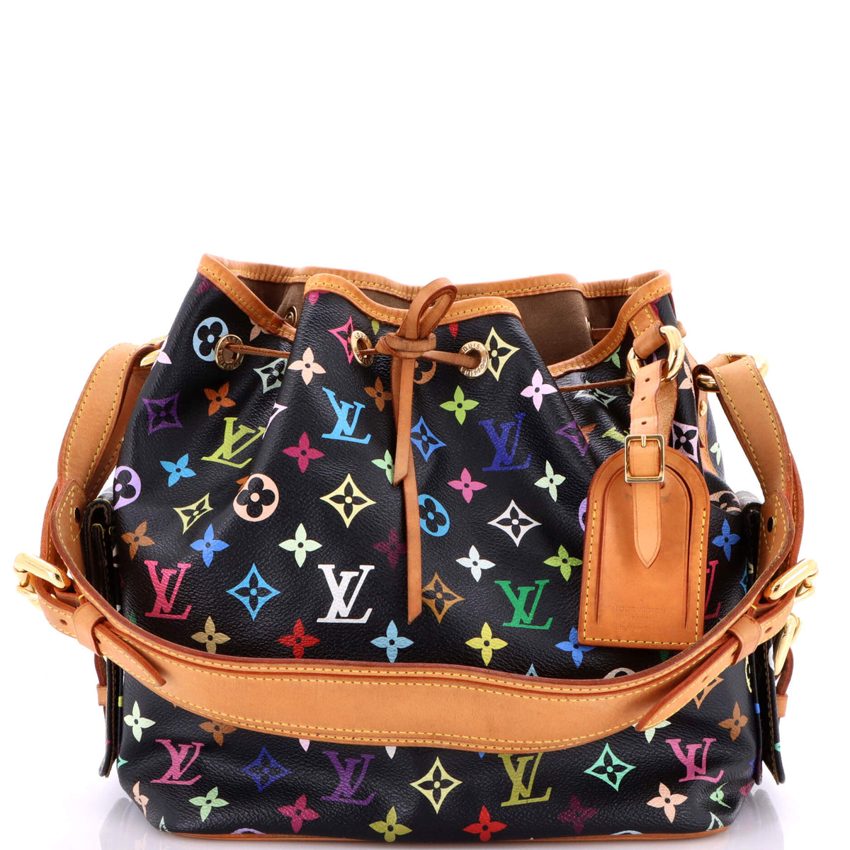 Louis Vuitton Petit Noe Handbag Monogram Multicolor