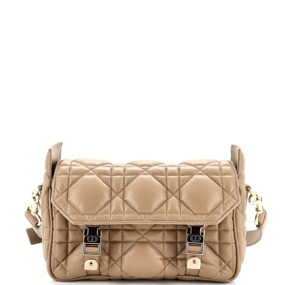 Christian Dior Diorcamp Messenger Bag Padded Macrocannage Quilt Calfskin Small