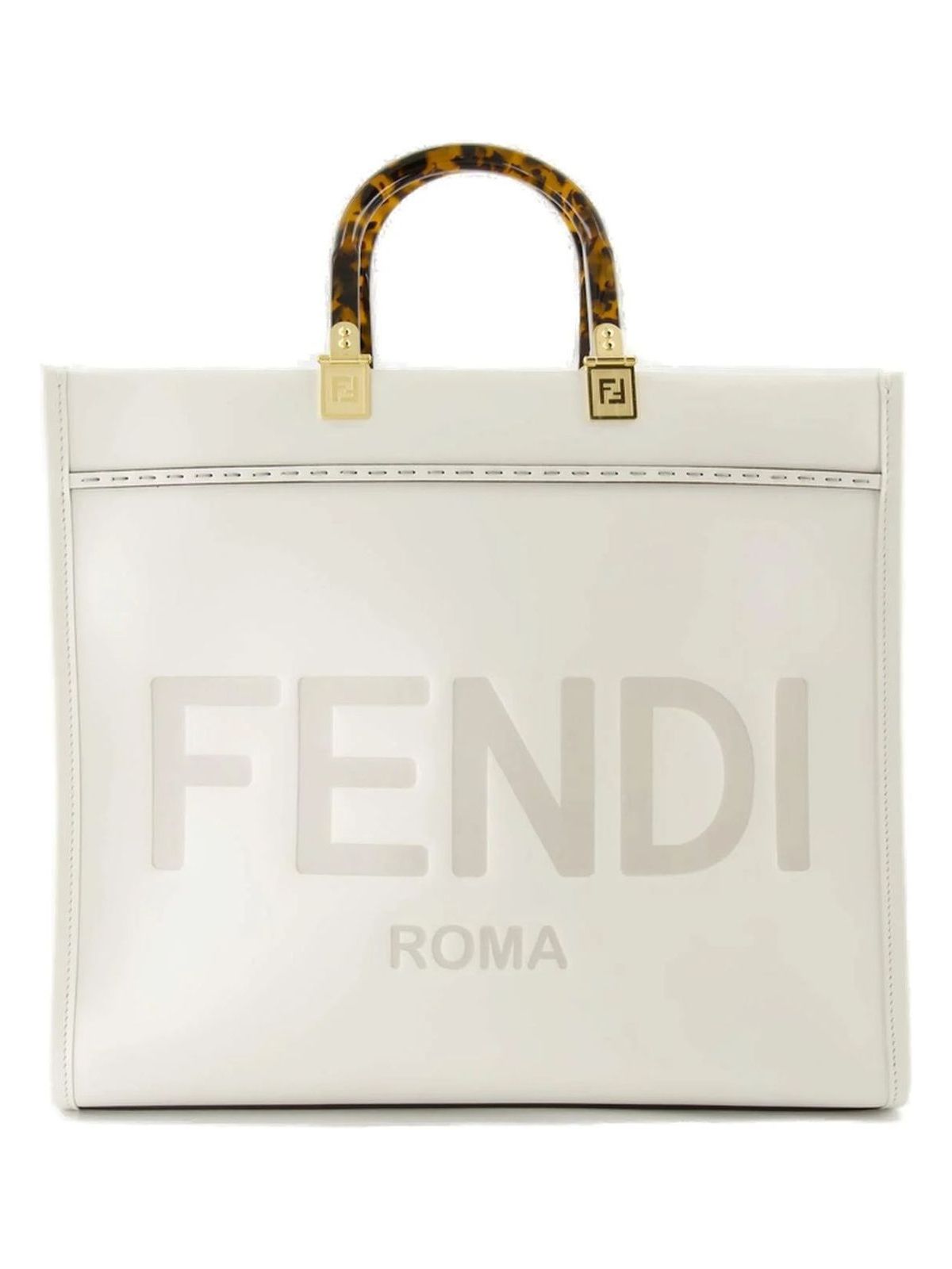 Fendi Women's Sunshine Medium Bag in Whiterice | 8BH386ABVL