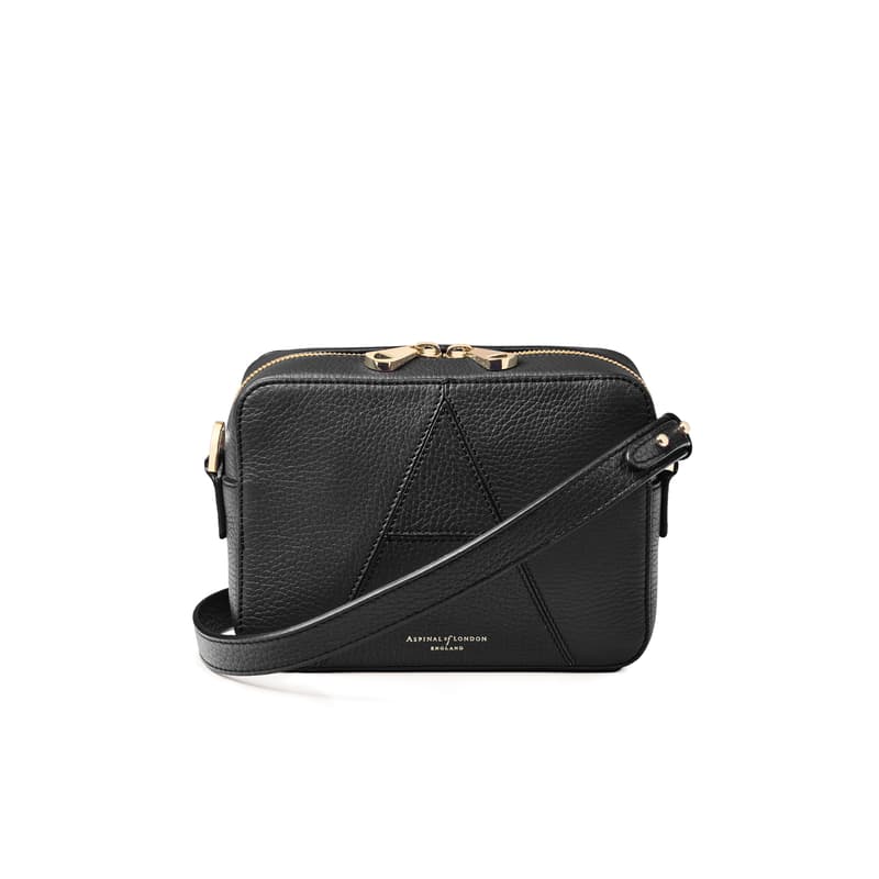 Etro Camera Crossbody Bag in Black Pebble