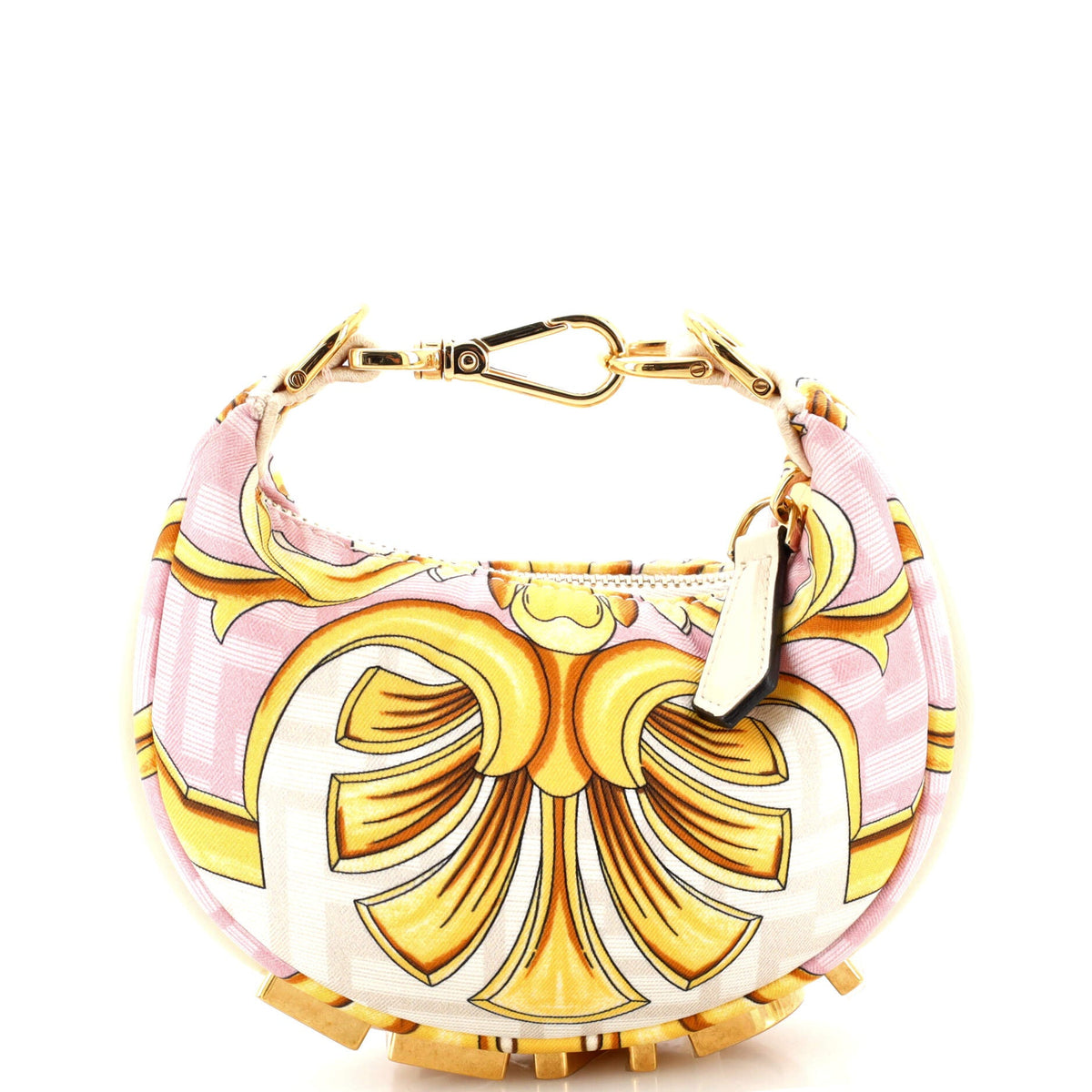 Fendi FENDI x Versace Fendace Fendigraphy Bag Printed Zucca Silk Nano