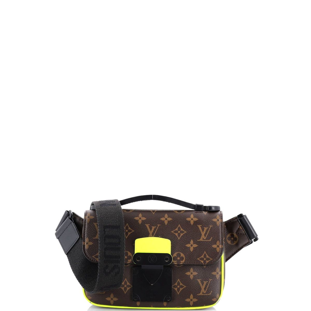 Louis Vuitton S Lock Sling Bag Macassar Monogram Canvas