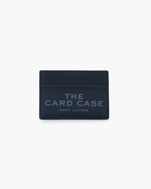 The Leather Card Case in Blue Sea