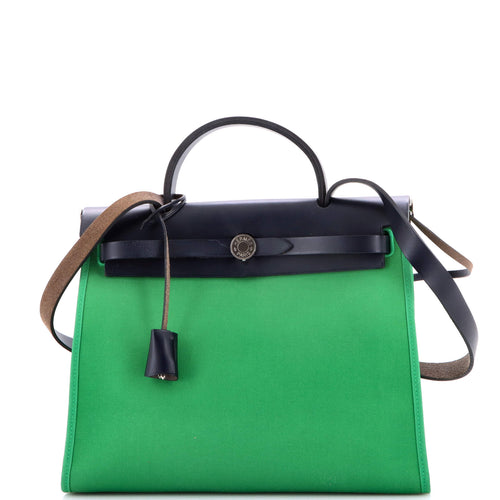 Herbag Zip Leather and Toile 31
