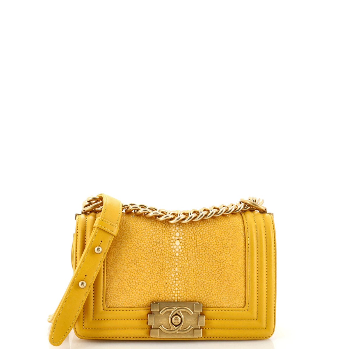 Chanel CHANEL Boy Flap Bag Stingray Small