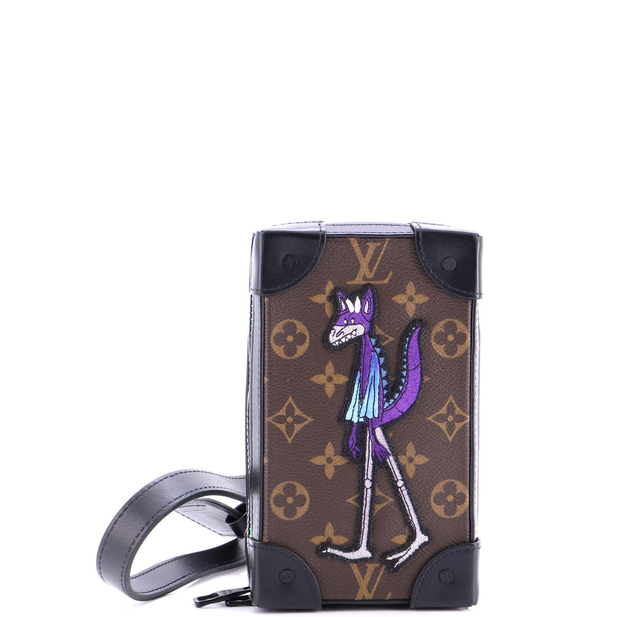 Louis Vuitton Soft Trunk Phone Box Monogram Canvas with LV Friends Patch