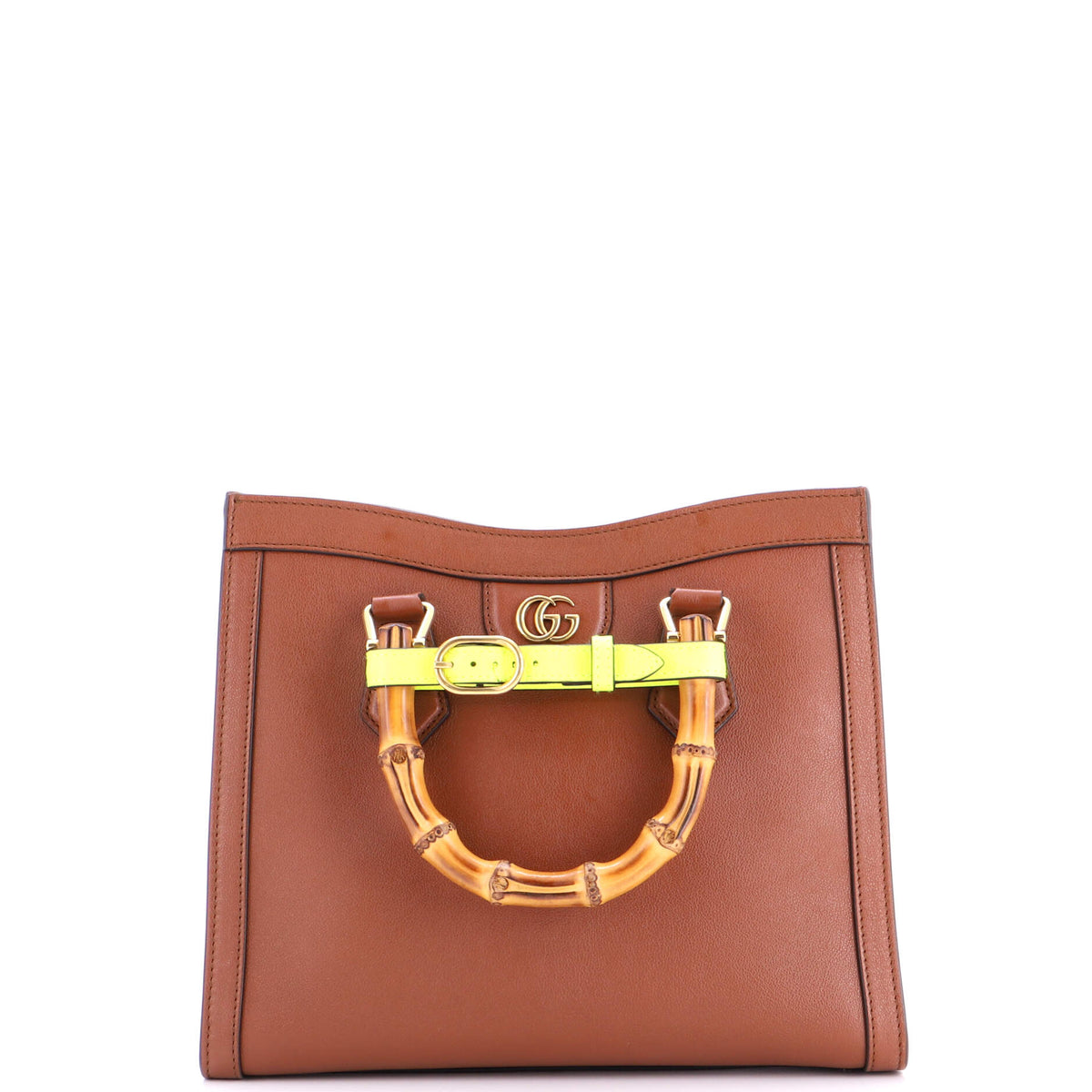 Gucci GUCCI Diana NM Bamboo Handle Tote Leather Small