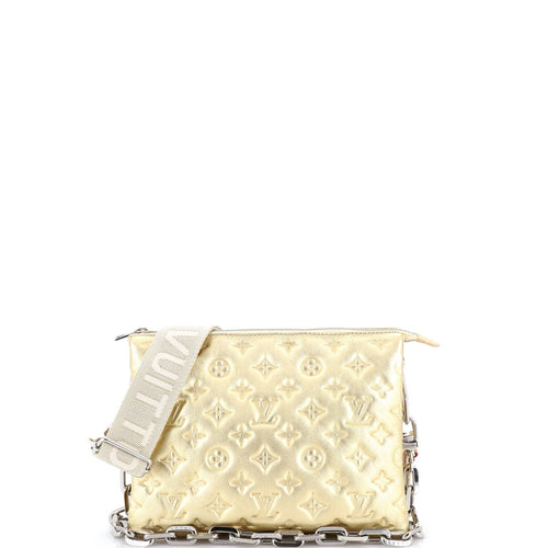 Coussin Bag Monogram Embossed Lambskin PM