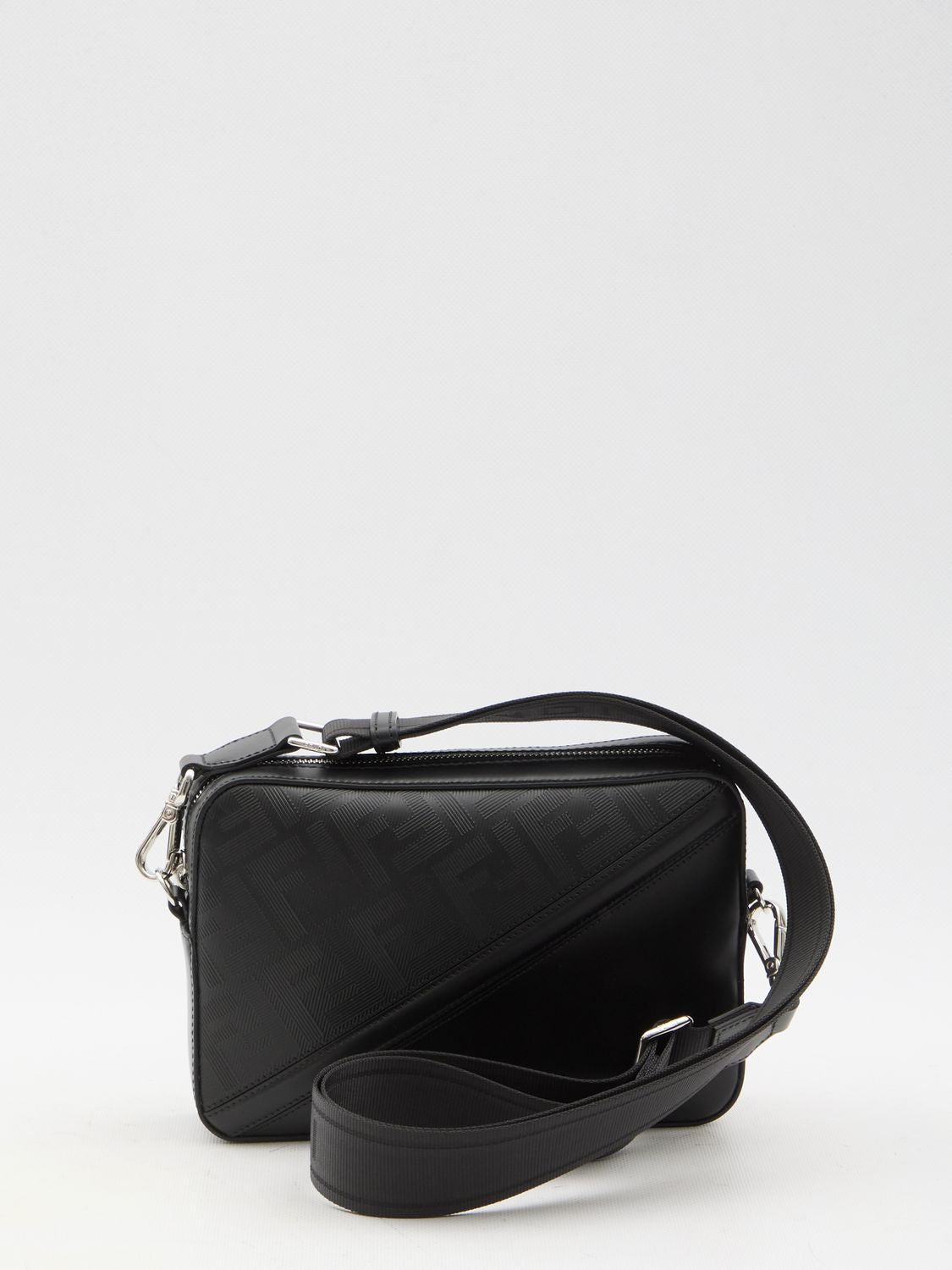 Fendi Men's Diagonal Camera Case Bag in Black | 7M0286AQW1