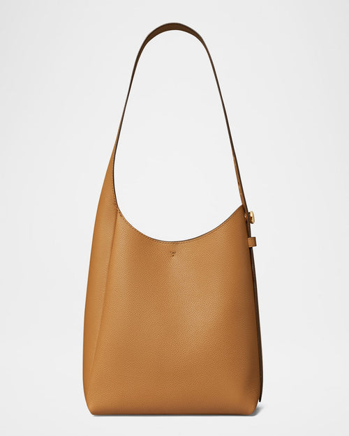 Romy Small Pebbled Leather Hobo Bag