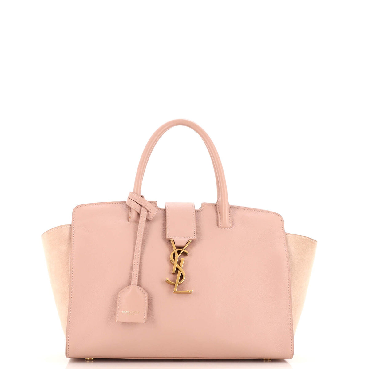 Saint Laurent Monogram Cabas Downtown Leather with Suede Baby