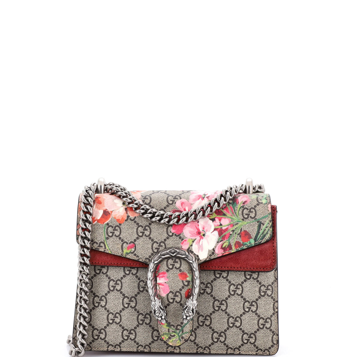 Gucci GUCCI Dionysus Bag Blooms Print GG Coated Canvas Mini