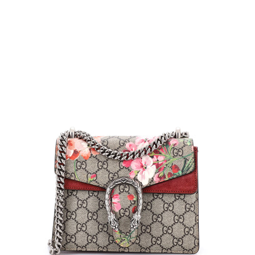 GUCCI Dionysus Bag Blooms Print GG Coated Canvas Mini