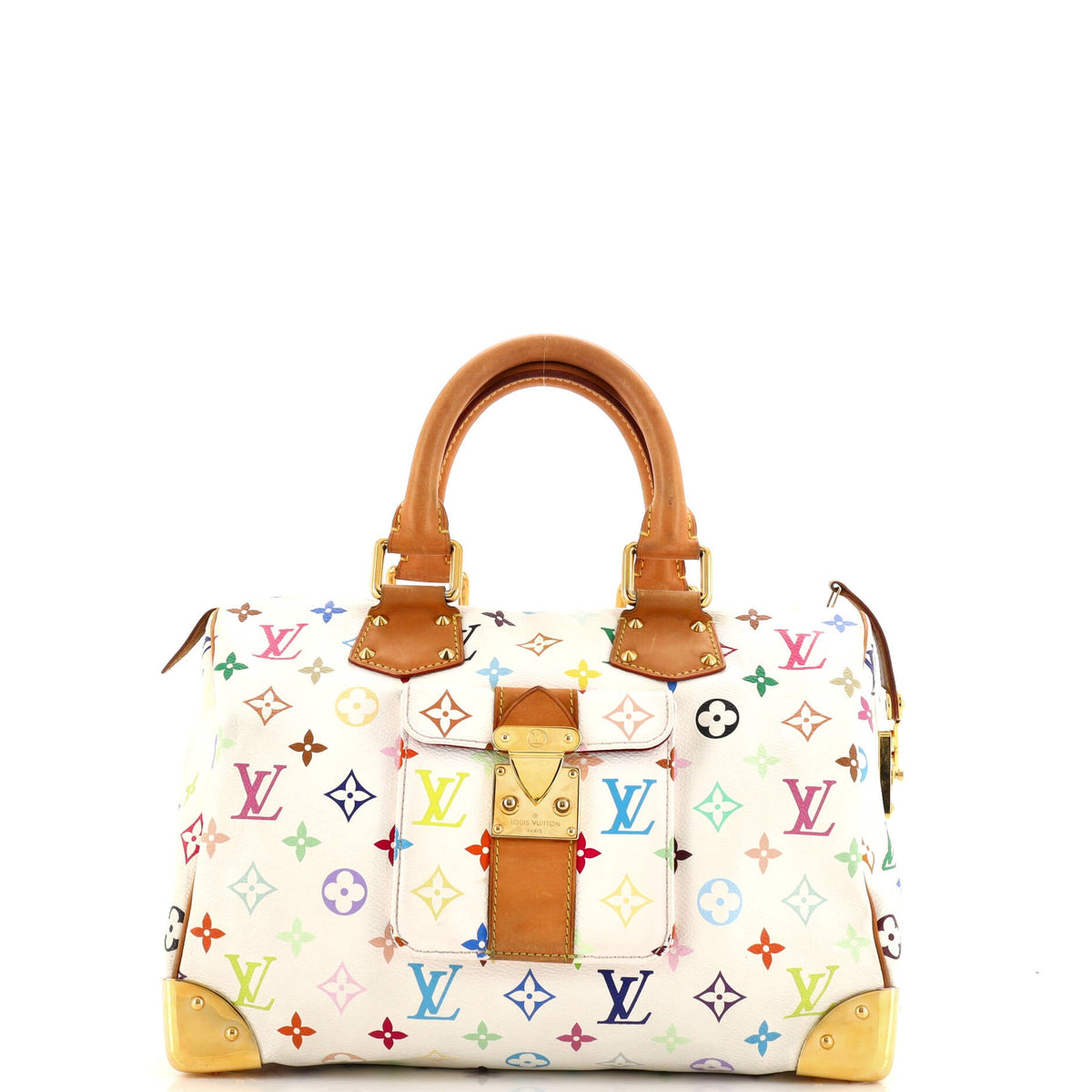 Louis Vuitton Speedy Handbag Monogram Multicolor 30