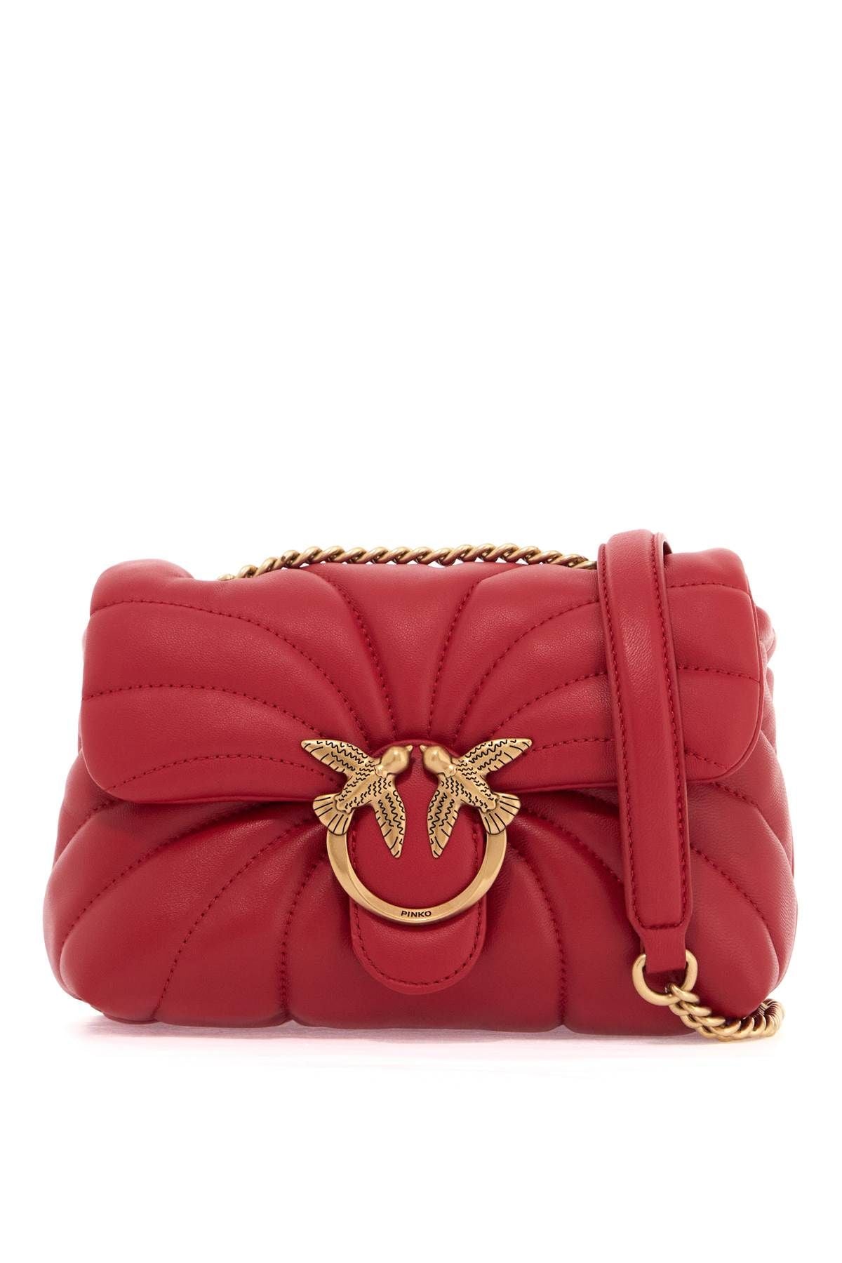 Pinko Love Puff Mini Butterfly Quilt Bag