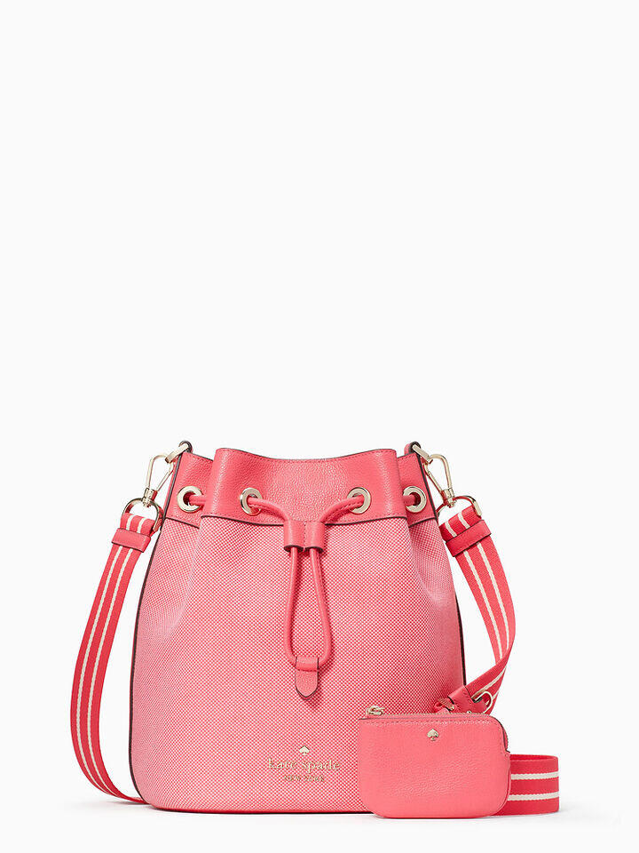 Kate Spade Au Rosie Canvas Bucket Bag