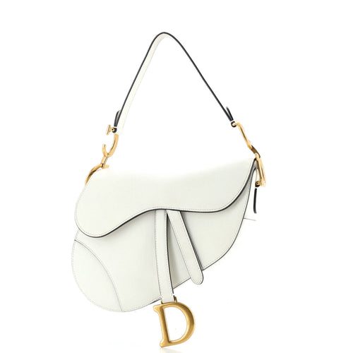 Saddle Handbag Leather Medium