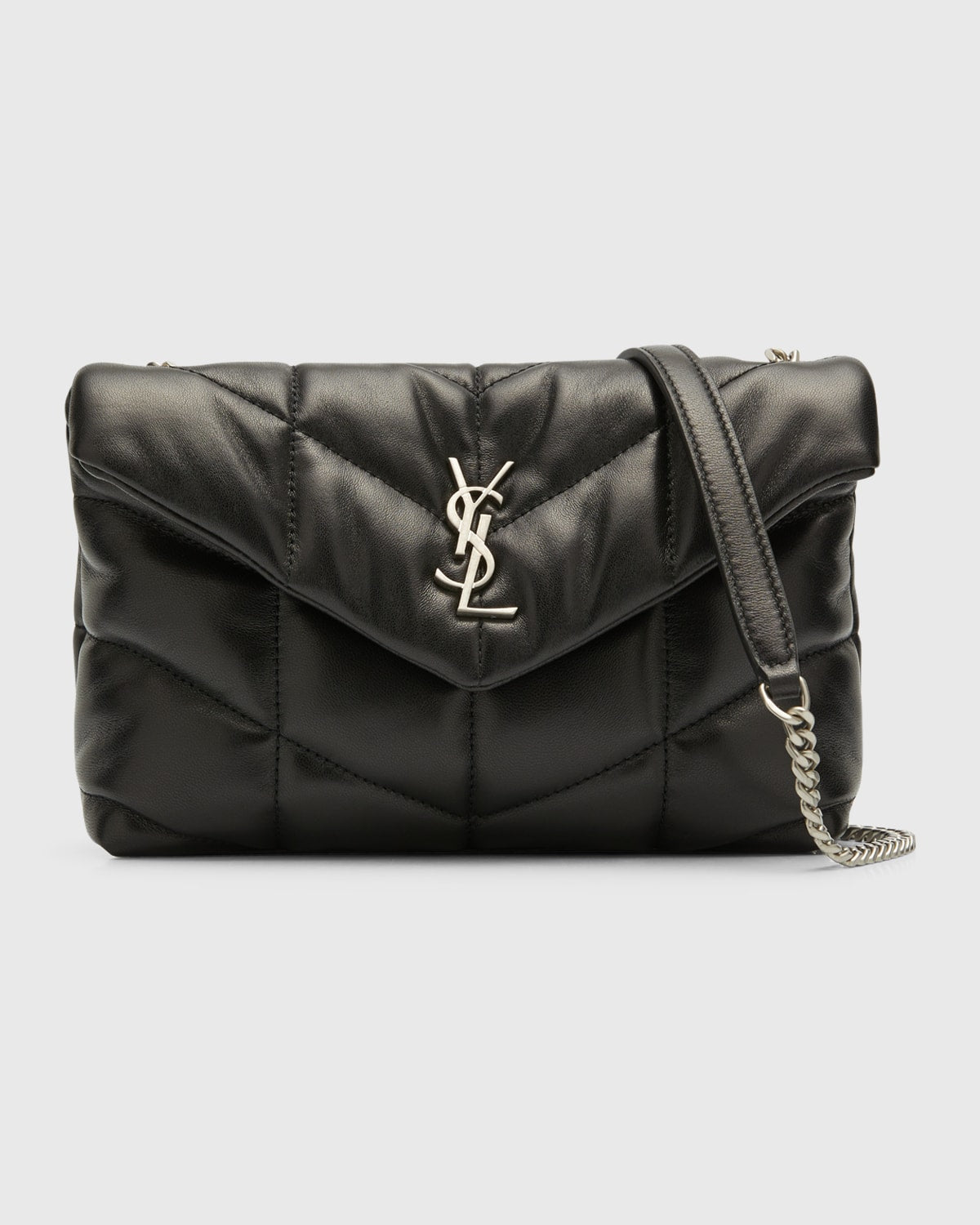 Saint Laurent Lou Puffer Toy YSL Crossbody Bag in Quilted Leather