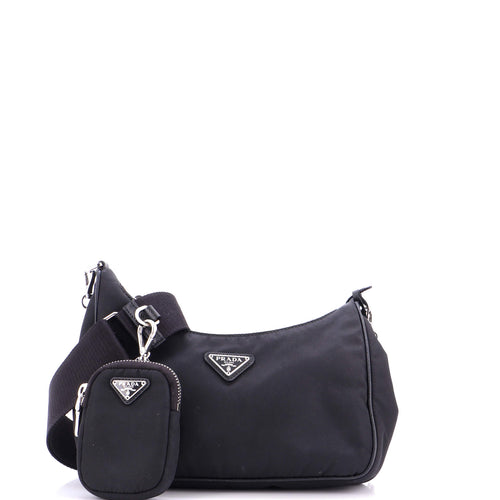 PRADA Re-Edition 2005 Shoulder Bag Tessuto Small