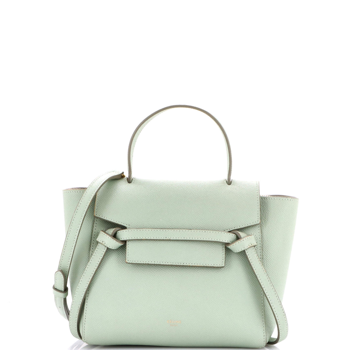 Celine CELINE Belt Bag Textured Leather Pico
