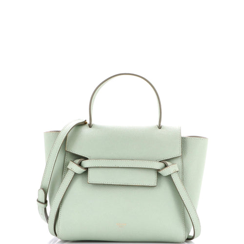 CELINE Belt Bag Textured Leather Pico