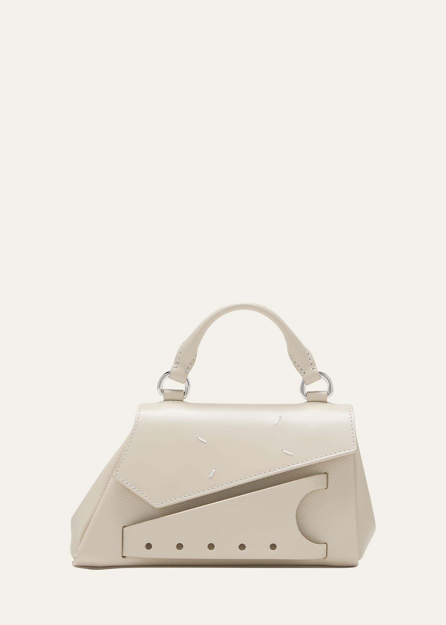 Maison Margiela Snatched Micro Asymmetric Top-Handle Bag