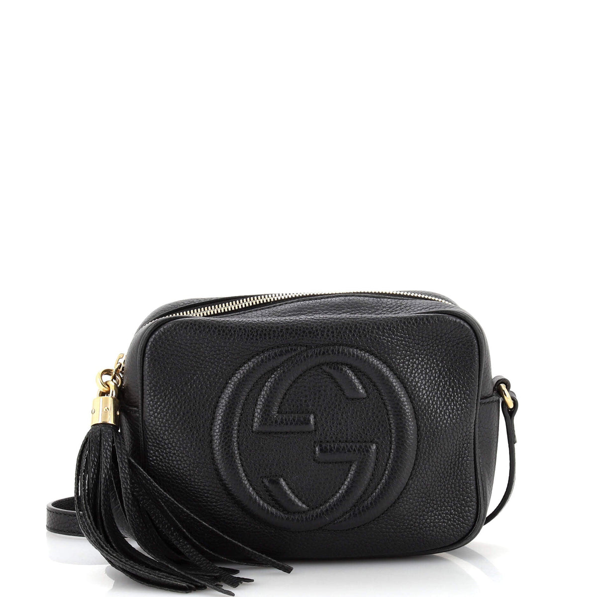Gucci GUCCI Soho Disco Crossbody Bag Leather Small