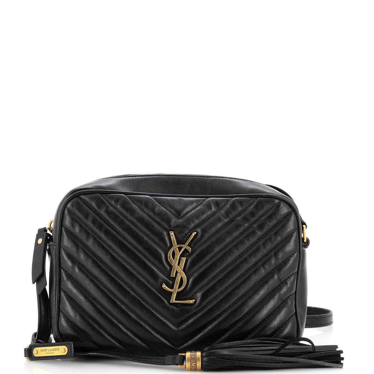 Saint Laurent Lou Camera Bag Matelasse Chevron Leather Small