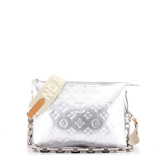 Coussin Bag Monogram Embossed Lambskin PM